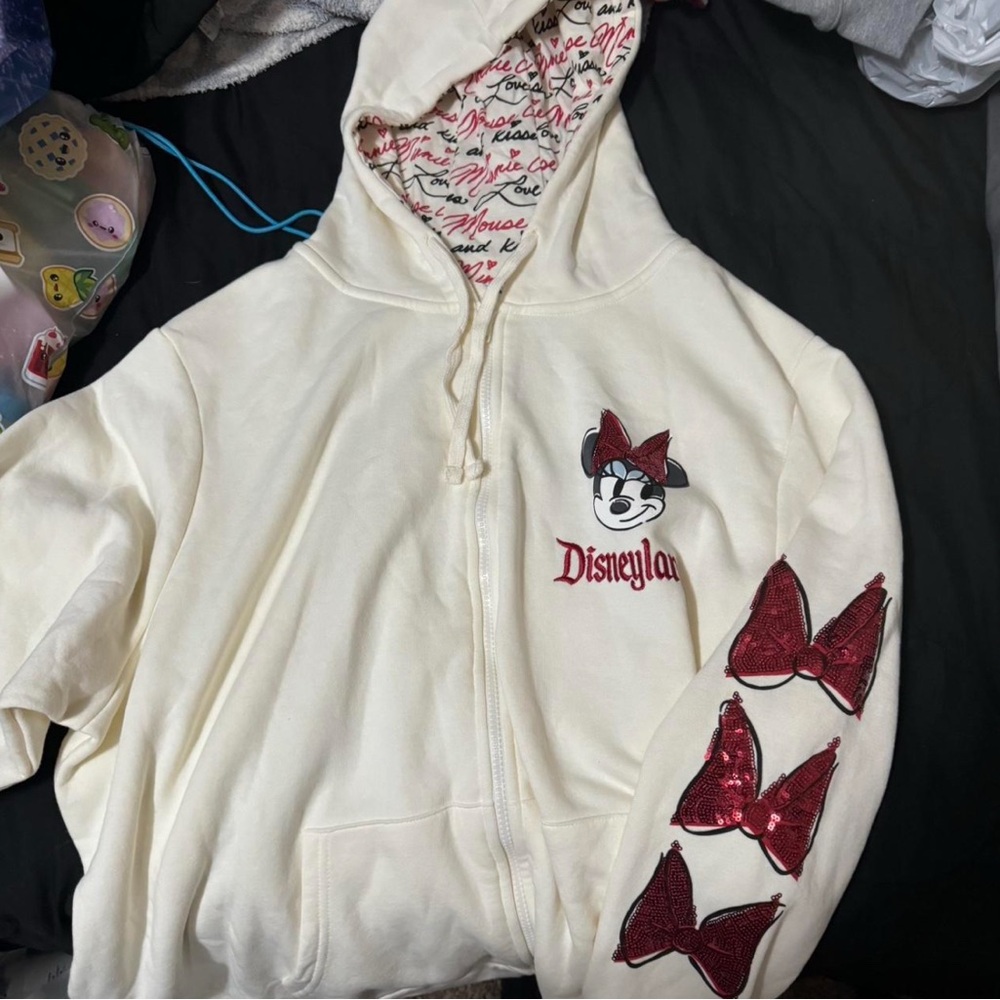 Disney Cream Jacket with Red Accents